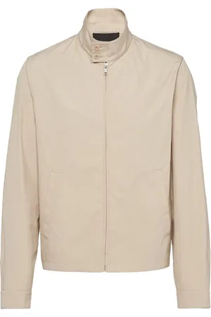 Prada Triangle-logo blouson jacket