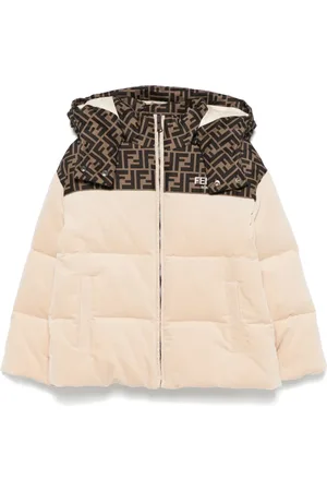 Fendi FF-logo print puffer jacket
