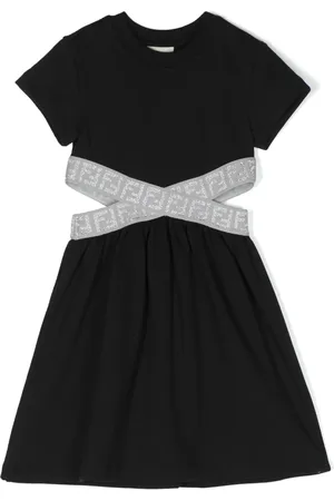 Fendi FF-logo cut-out detailing dress