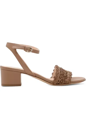 AGL ATTILIO GIUSTI LEOMBRUNI Knotted-detail block heel sandals