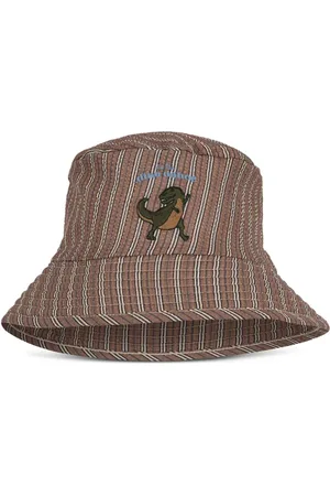 Konges Sløjd Embroidered-detailing bucket hat