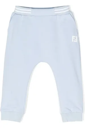 Fendi Logo-print cotton track pants