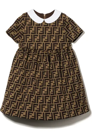 Fendi FF-logo short-sleeve dress
