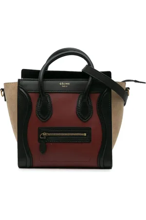 Céline 2012 Nano Tricolor Leather Luggage Tote satchel