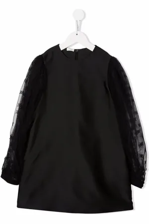 Fendi Contrasting sleeve shift dress