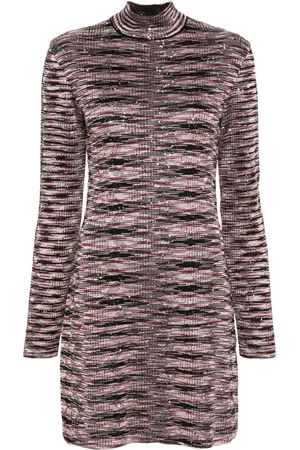 Missoni Sequin-embellished zigzag mini dress