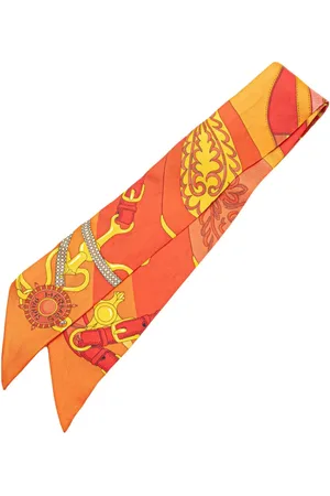 Hermès 1990-2024 Festival Des Amazones Silk Twilly Scarf scarves