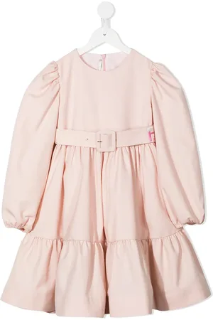 Fendi Puff-sleeve belted dress