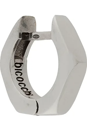 EMANUELE BICOCCHI Singular hexagonal hoop earring