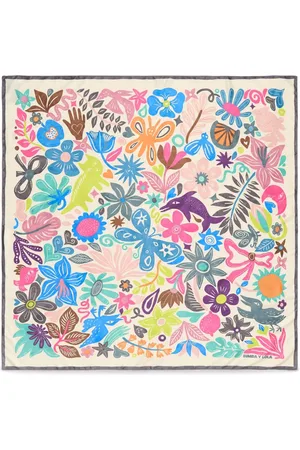 Bimba y Lola Floral-print scarf