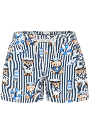 MC2 SAINT BARTH Teddy-print swim shorts