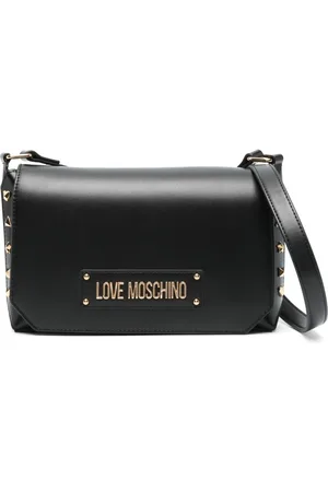 Moschino Logo-plaque cross body bag