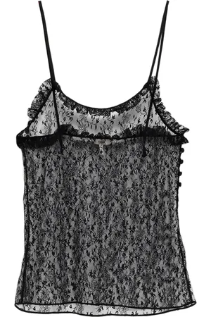 Chloé Floral-lace tank top