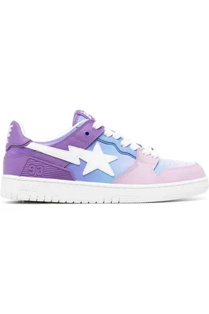 A Bathing Ape Bape SK8 logo-patch sneakers