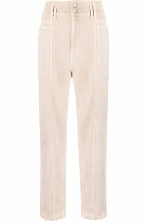 Marant Etoile High-rise straight-leg jeans