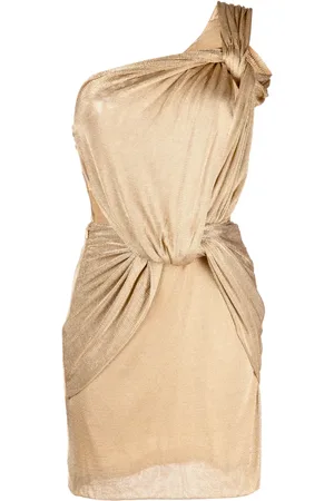 Costarellos One-shoulder cut-out minidress