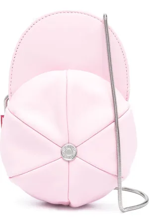 Moschino Logo-appliqué leather crossbody bag