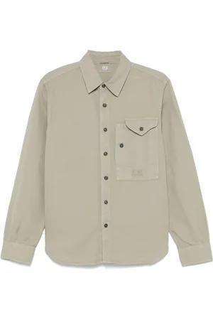 C.P. Company Embroidered-logo shirt