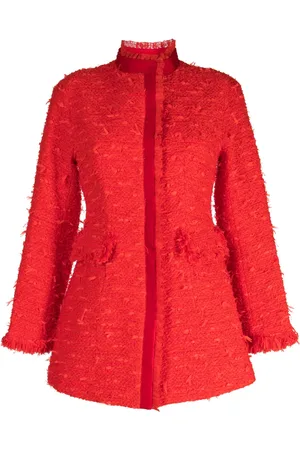SHIATZY CHEN Tweed high-neck jacket
