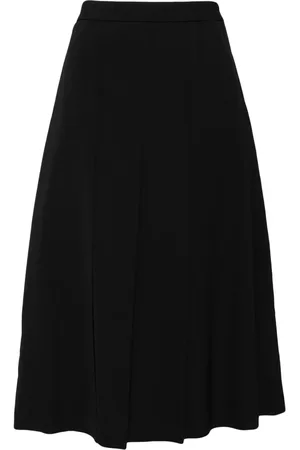 Comme des Garçons Pleated wool skirt