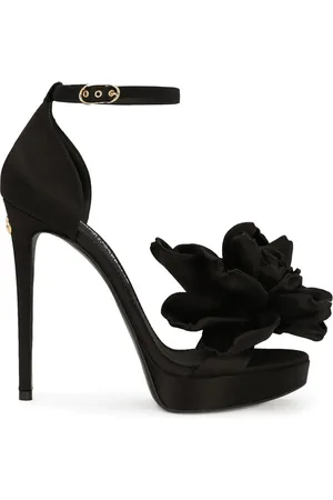 Dolce & Gabbana 105mm Keira floral-appliqué sandals