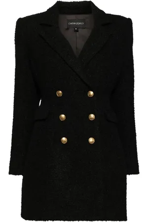 Cynthia Rowley Bardot bouclé dress