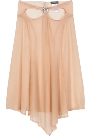 MUGLER M cut-out midi skirt