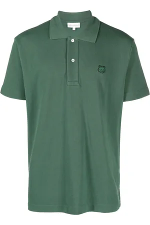 Maison Kitsuné Piqué logo-appliqué polo shirt