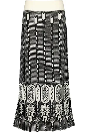 JOHANNA ORTIZ Energy Matrix midi skirt
