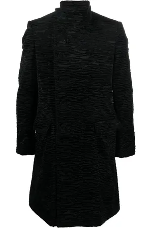 Balmain Double-breasted cloqué coat