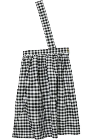 Comme des Garçons Gingham-print midi skirt