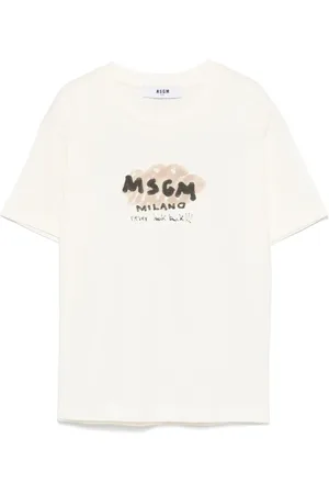 Msgm Logo-print T-shirt