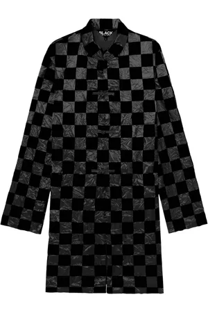 Comme des Garçons Checkerboard-pattern coat