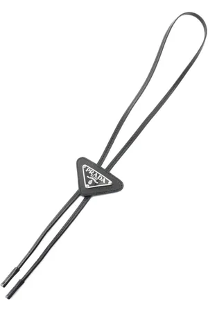 Prada 2010 Saffiano Triangle bow tie