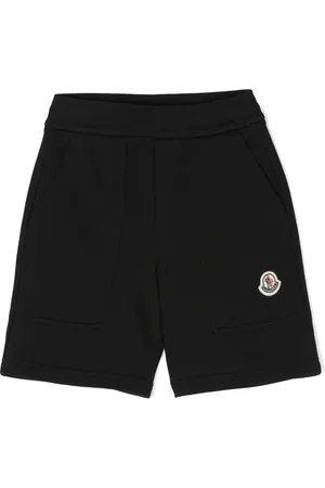 Moncler Appliqué-logo cotton shorts