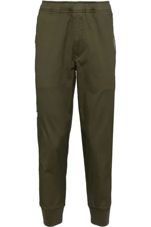 A Bathing Ape Logo-patch chino trousers