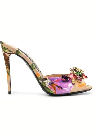 Dolce & Gabbana 105mm Bloom-print sandals