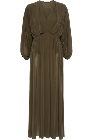 Serafini V-neck maxi dress