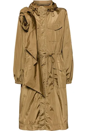 Simone Rocha Rose-appliqué utility tech parka
