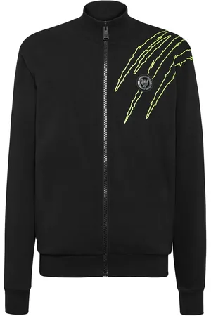 Philipp Plein Logo-appliqué track jacket