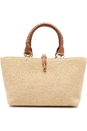 Chloé Marcie linen tote bag