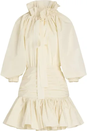 Patou Volume sleeve mini dress