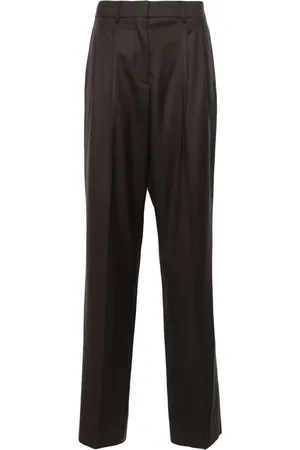 Stella McCartney Pleated wool trousers
