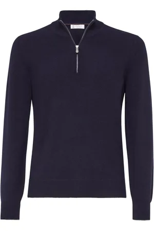 Brunello Cucinelli Zip-fastening cashmere jumper