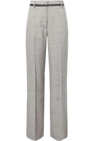 Proenza Schouler Aiden mélange wide-leg trousers