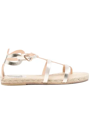 CASTA X Ancient Greek leather espadrilles