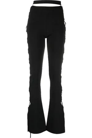ANDREADAMO Cut-out flared trousers