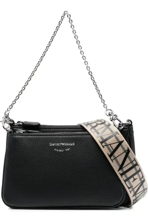 Emporio Armani Deer-print double mini bag