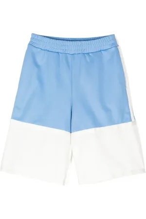 Fendi Logo-print panelled shorts