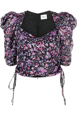 Marant Etoile Galaor puff-sleeve blouse